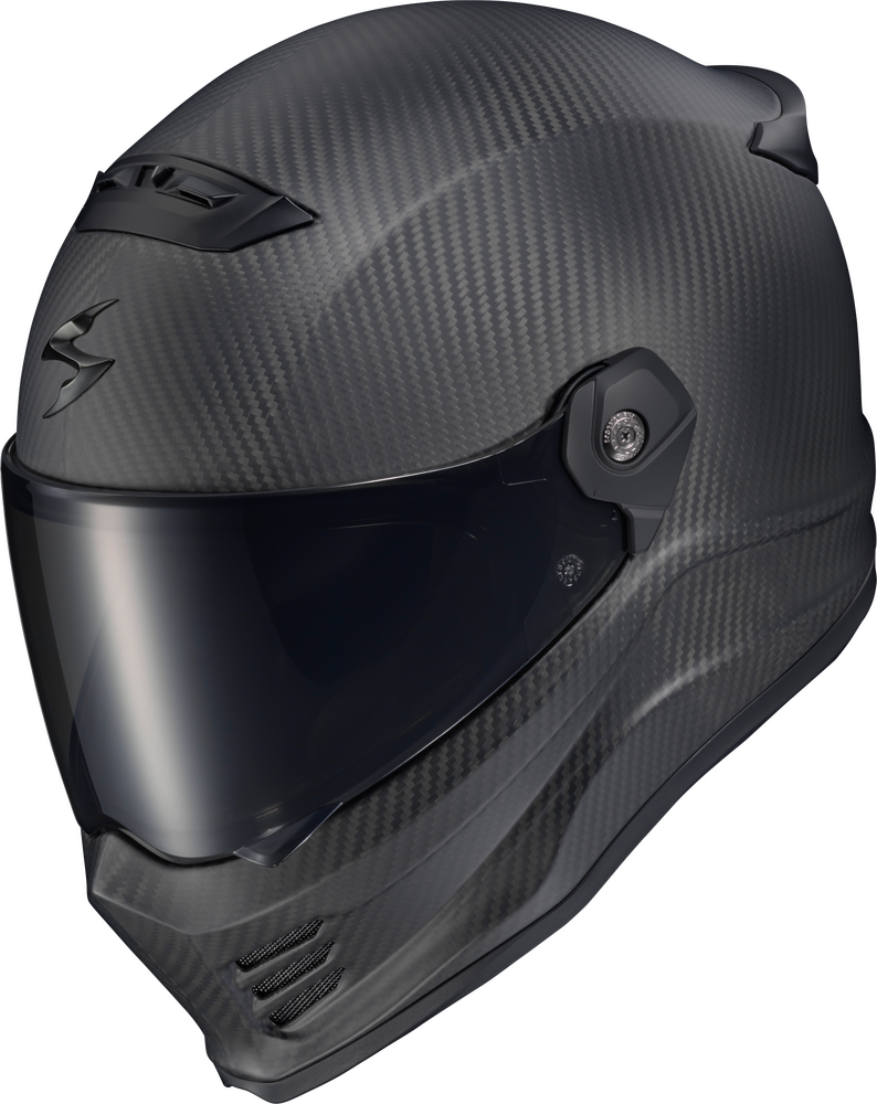 scorpion covert x helmet matte black Scorpion Covert FX Carbon Full-Face Helmet Matte Black XS
