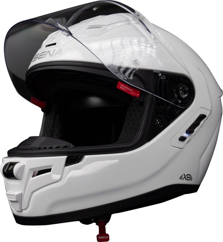 Sena Phantom XB Full Face Bluetooth Helmet Gloss White