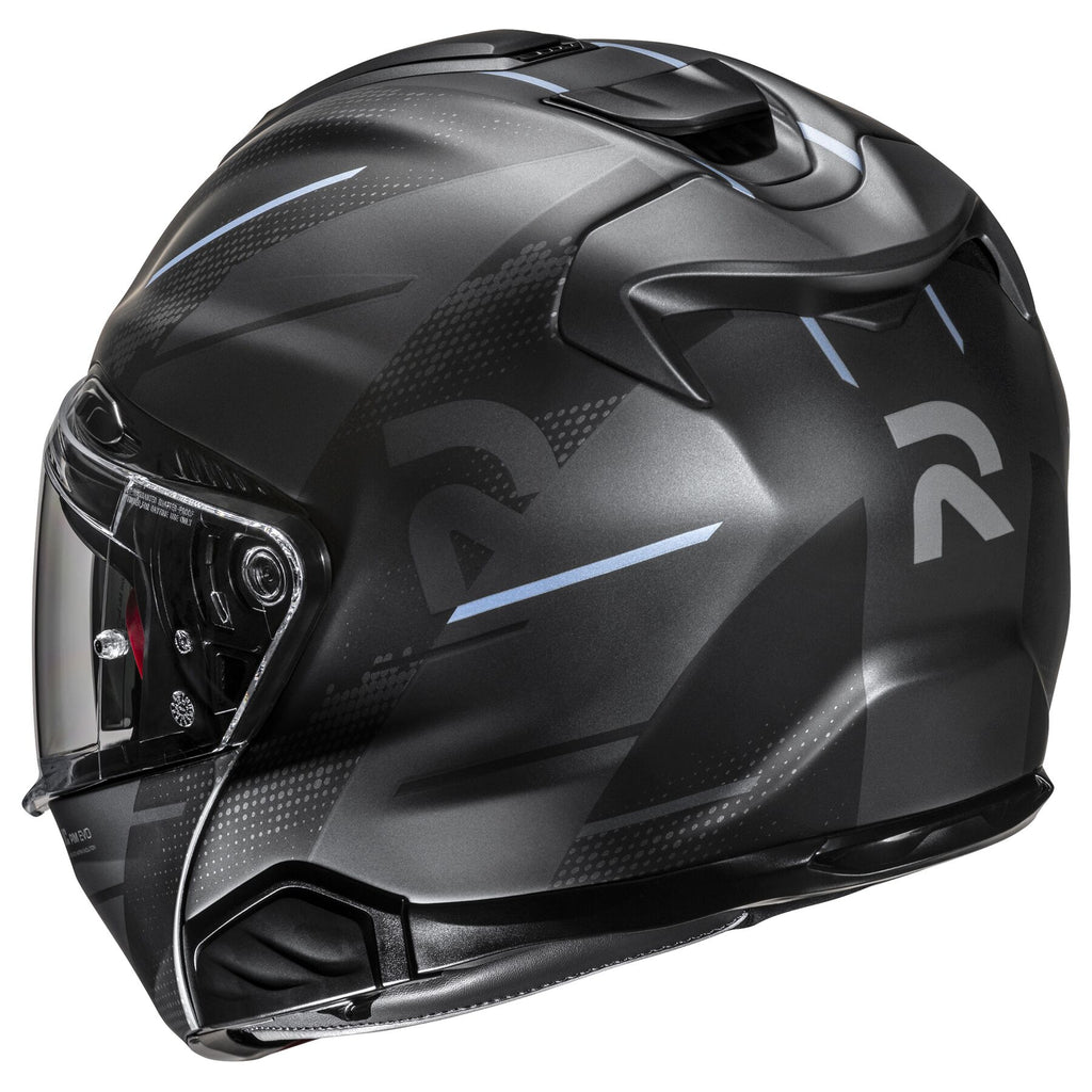 Hjc Rpha Modular Helmet HJC RPHA 91 Modular Helmet Blat Graphic MC-5SF 11b Installed ...
