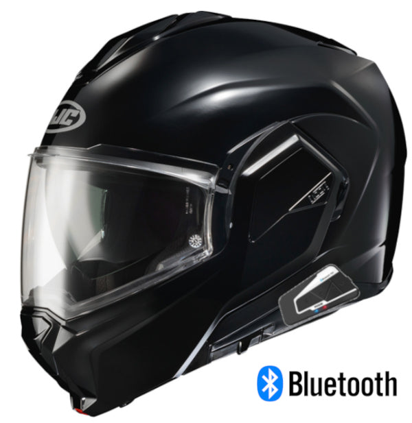 HJC i100 Modular Bluetooth Helmet Gloss Black