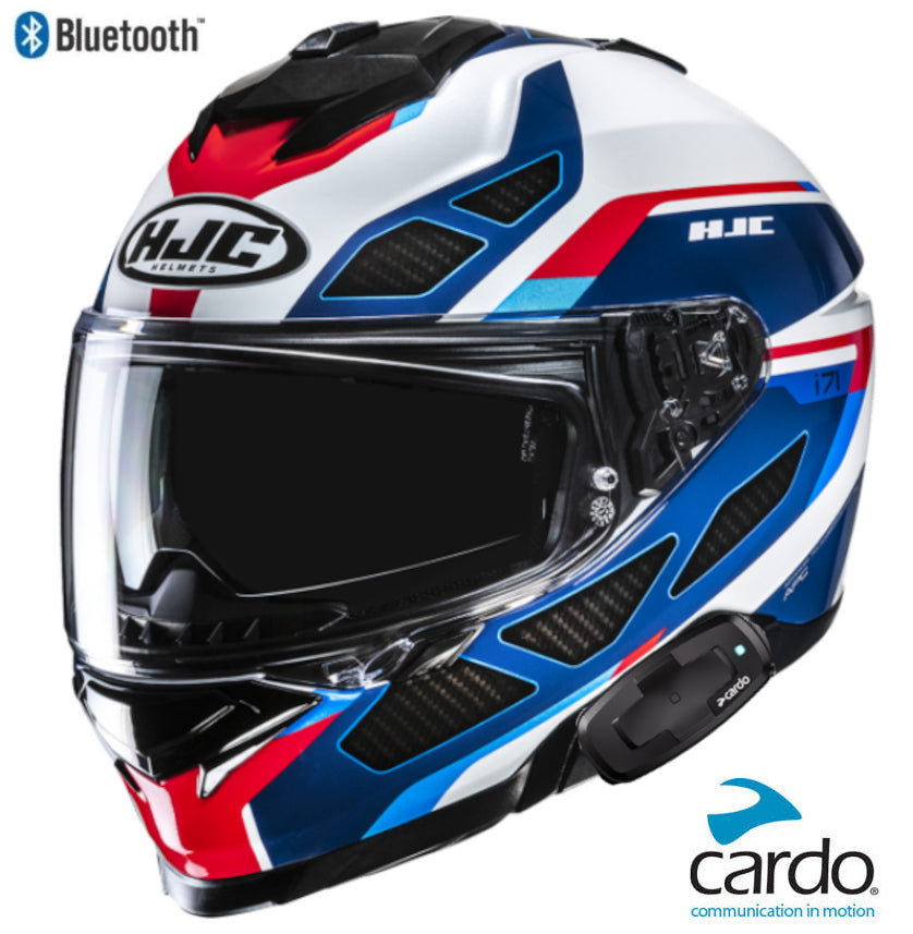 HJC i71 Bluetooth Helmet Zest MC21 Cardo 4X