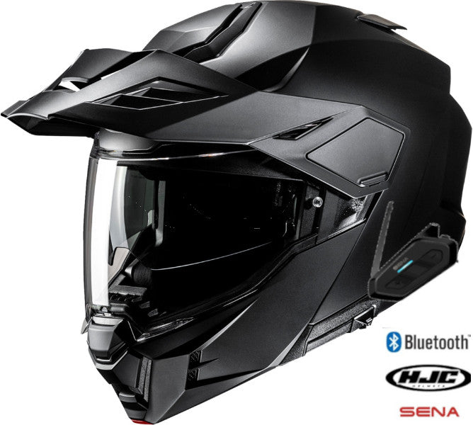 HJC i80 Bluetooth Helmet Matte Black Sena Spider