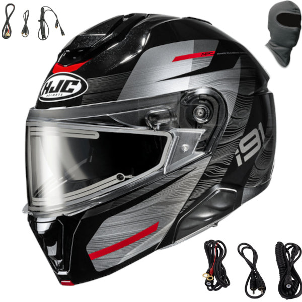 HJC i91 Modular Snow Helmet Dusk MC-1 Electric Shield