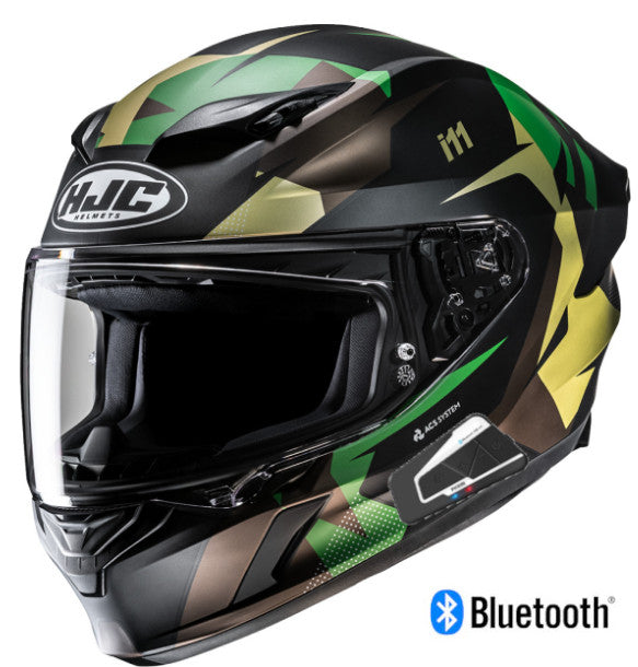 HJC i11 Bluetooth Helmet Instant MC4SF (Snell M2025 Rated)