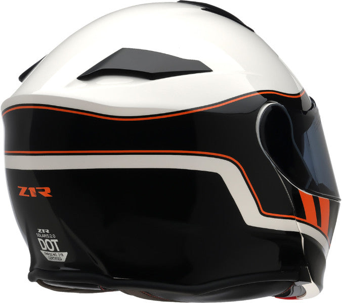 Z1R Solaris 2.0 Modular Helmet Opus Black/White/Orange
