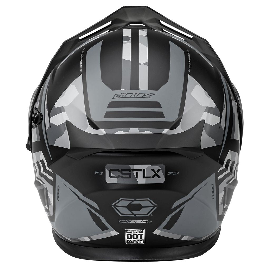 Castle X CX950 V2 Modular Snow Helmet Dart Matte Charcoal/Black Electric Shield