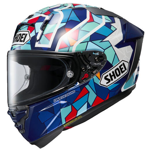 amx shoei helmets Shoei X-15 Full Face Helmet Marquez Barcelona TC-10 – HelmetCountry.com