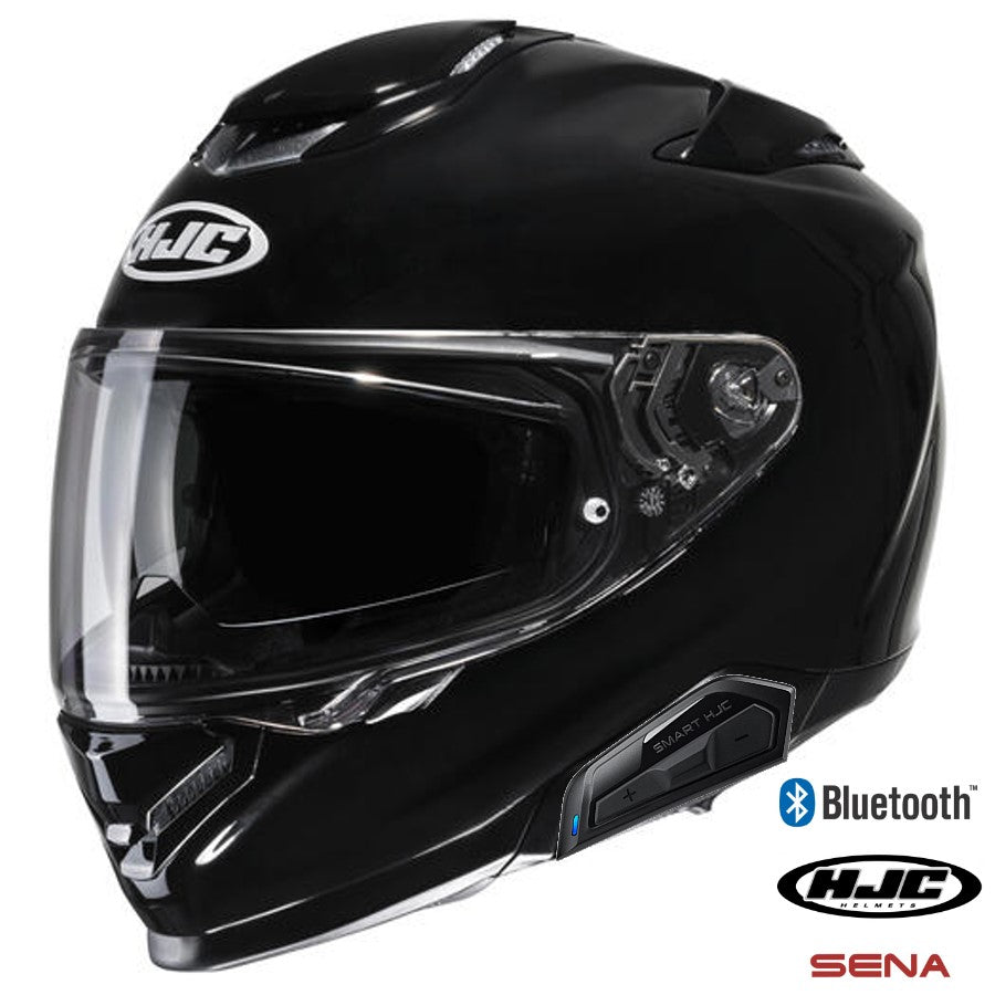 HJC RPHA 71 Full Face Bluetooth Helmet Gloss Black