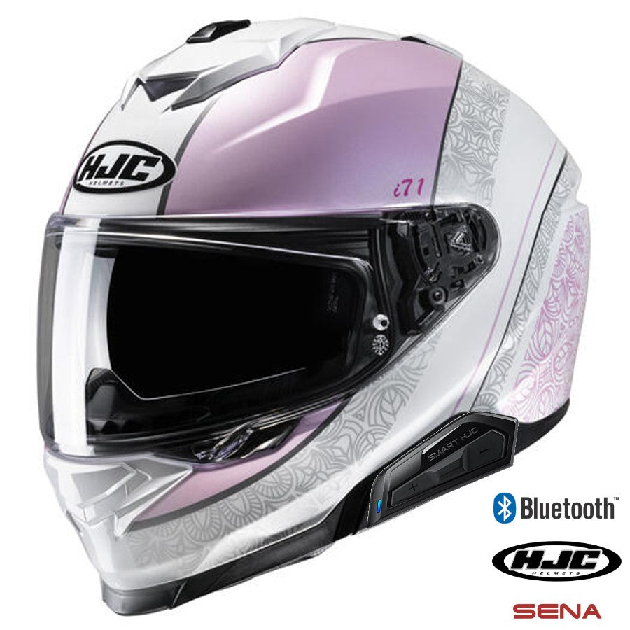 HJC i71 Full Face Bluetooth Helmet Sera MC8 – HelmetCountry.com