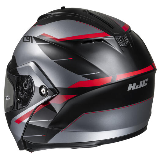 HJC C91 Modular Helmet Karan Graphic MC-1SF Red