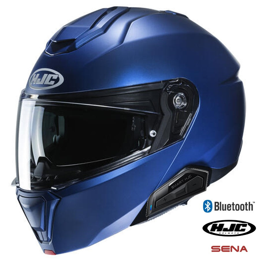 HJC i91 Modular Bluetooth Helmet Metallic Blue