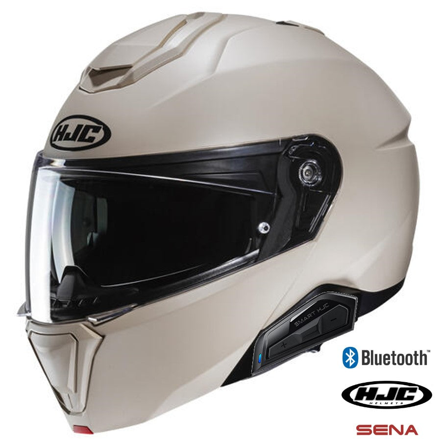 HJC i91 Modular Bluetooth Helmet Matte Sand Beige