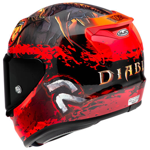 hjc full face helmet cost HJC RPHA 12 Full Face Helmet Diablo Blizzard MC-1 Small