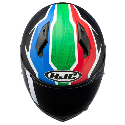 best hjc full face motorcycle helmet HJC C10 Brad Binder BB33 LTD Helmet Blue/Green / XS