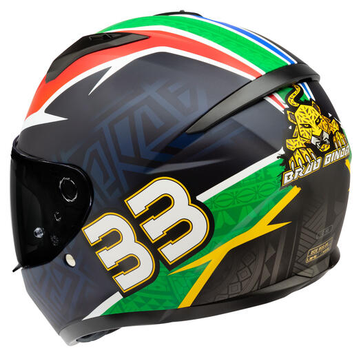 HJC C10 Brad Binder BB33 LTD Helmet Blue/Green / XS