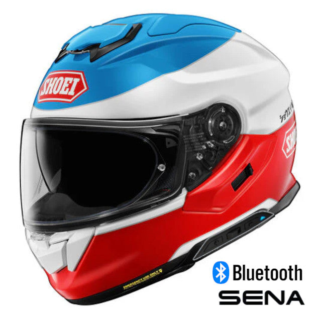 Shoei GT-Air 3 Full Face Bluetooth Helmet Lilt Graphic TC-10 SRL 3 Installed