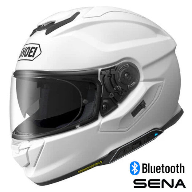 Shoei GT-Air 3 Full Face Helmet Gloss White SRL 3 Installed
