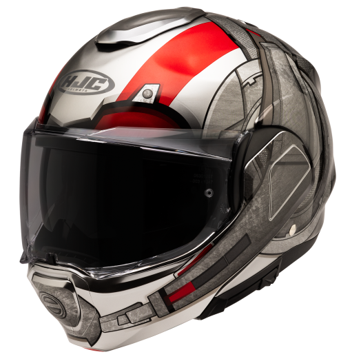 HJC F100 Modular Bluetooth Helmet Ant Man