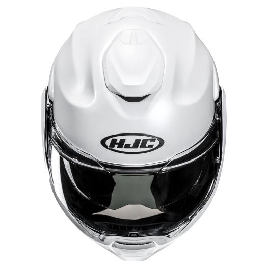 HJC F100 Modular Sena 60S Bluetooth Helmet White