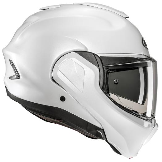 HJC F100 Modular Sena 60S Bluetooth Helmet White