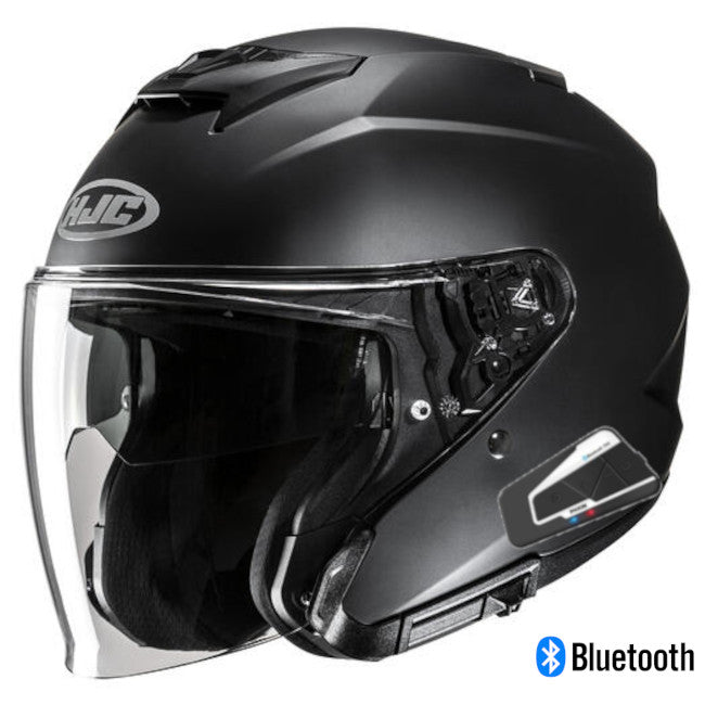 HJC i31 Open Face Bluetooth Helmet Matte Black
