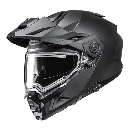 HJC i80 Modular Snow Helmet Matte Black Electirc Shield