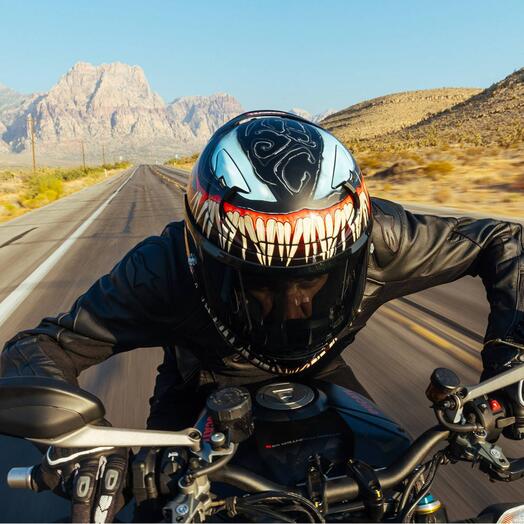 custom motorcycle full face helmets Freego AeroFlow Full-Face Helmet designed for high Hand Painted Motorcycle Helmet, Asian
