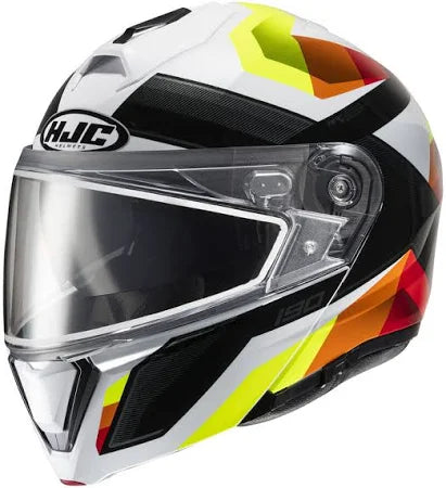 HJC i90 Modular Snow Helmet Electric Shield Lark Graphic MC-3H