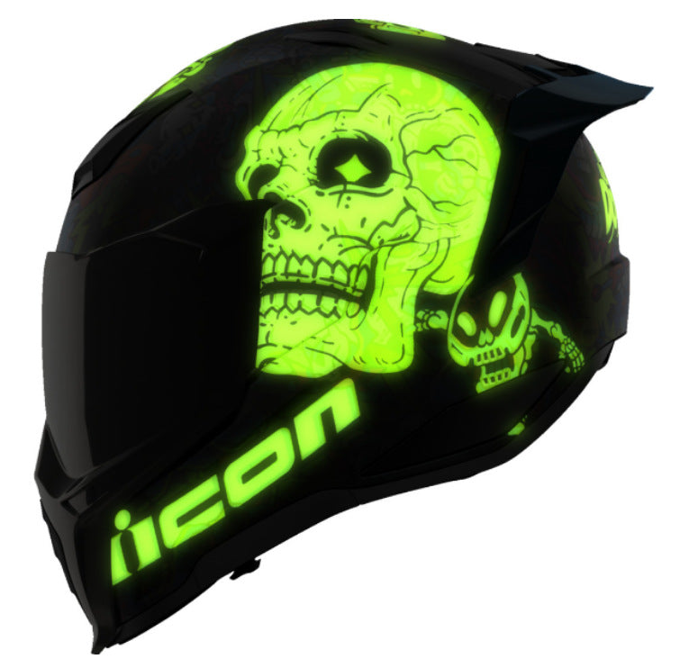 Icon Ultraflite Full Face Bluetooh Helmet Doodle 3 MIPS Blue