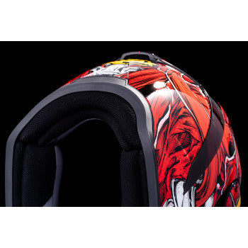 icon airframe pro brozak helmet medium Icon Airform MIPS Brozak Motorcycle Helmet - Yellow Red / 61-62cm