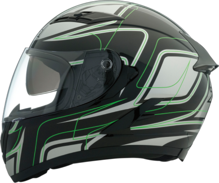 Z1R Strike OPS SV Full Face Helmet Black Green