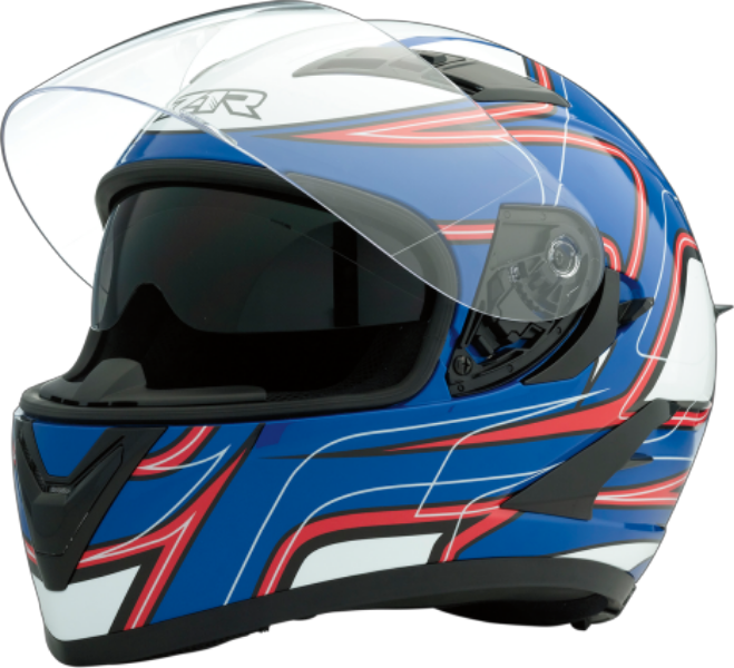Z1R Strike OPS SV Full Face Helmet Blue Red White