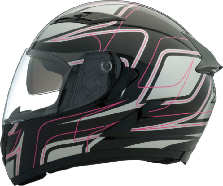 Z1R Strike OPS SV Full Face Helmet Black Pink