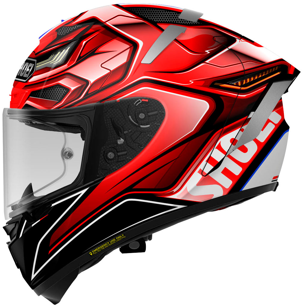 Shoei X14 Full Face Helmet Aerodyne TC-1