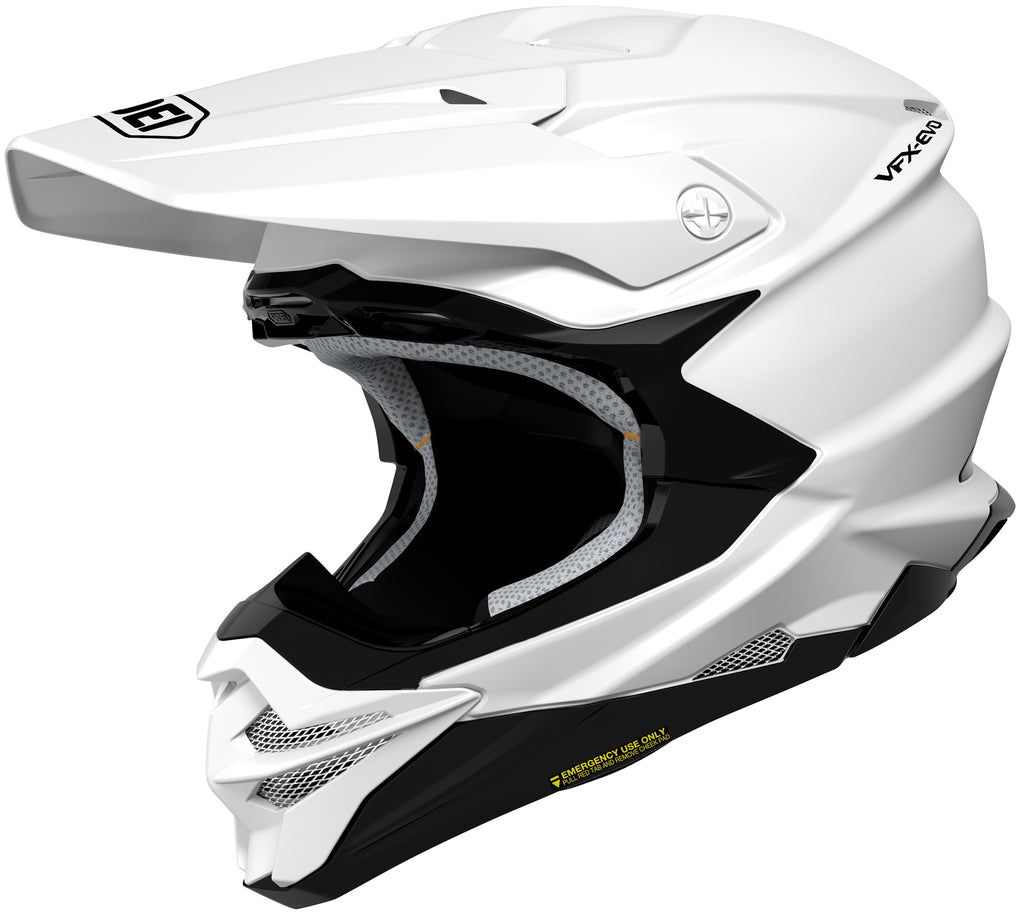 helmet shoei off road Shoei VFX-EVO Helmet - White