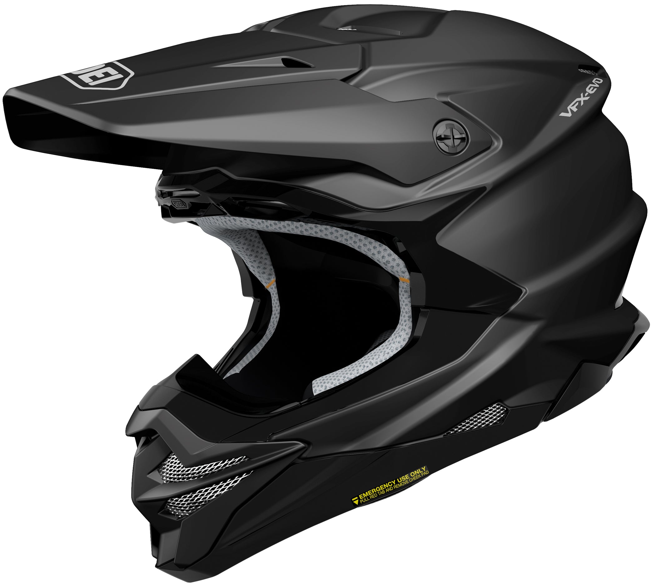 Shoei VFX-EVO Off Road Helmet Matte Black – HelmetCountry.com