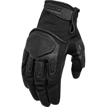 Icon Men's Punchup CE Motorcycle Glove Black