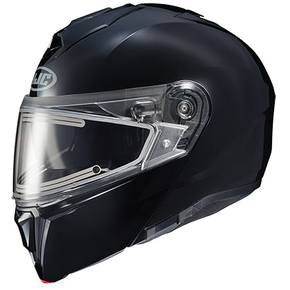 HJC i90 Modular Snow Helmet Gloss Black Electric Shield