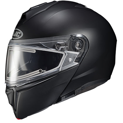 HJC i90 Modular Snow Helmet Matte Black Electric Shield