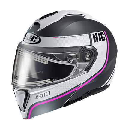 HJC i90 Modular Snow Helmet Davan Graphic MC8SF Electric Shield