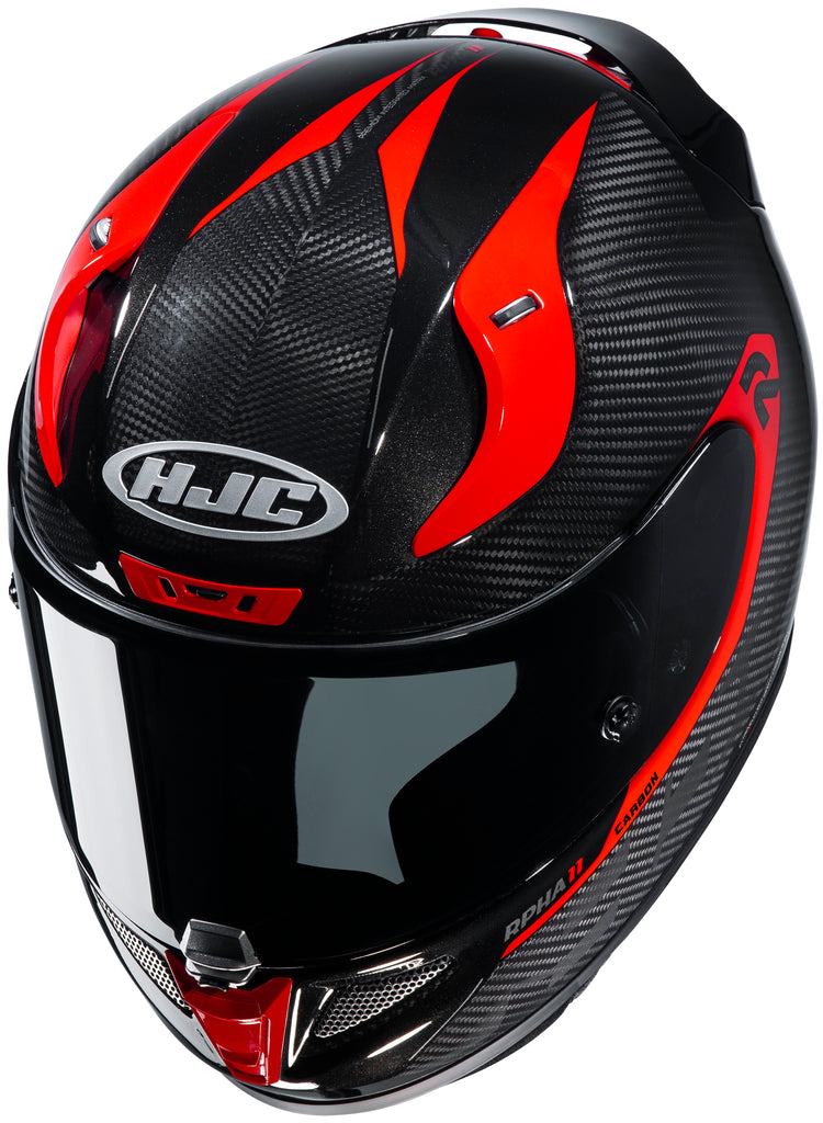 HJC RPHA 11 Motorcycle Helmet Bleer Carbon Black Includes Free Light Smoke  Visor
