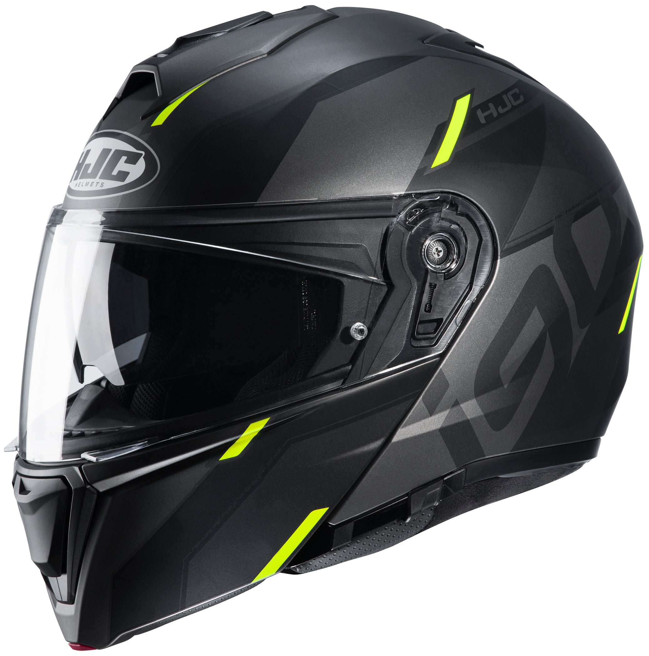 HJC システムヘルメット i90 アヴェンタ BLACK&YELLOW HJC i90 Modular Snow Helmet Electric Shield Aventa Graphic MC-3HSF