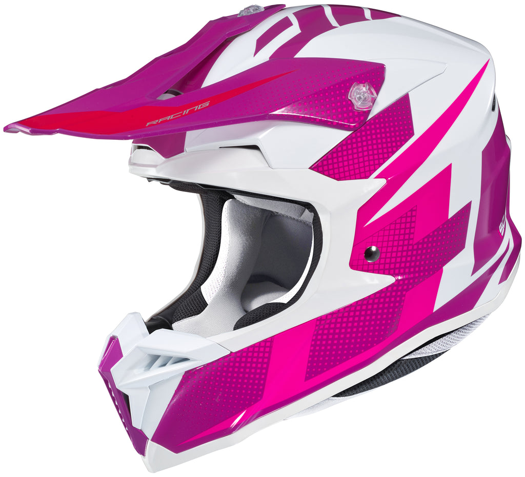 HJC i 50 Ladies Off Road Helmet Argos Graphic MC-8 Pink