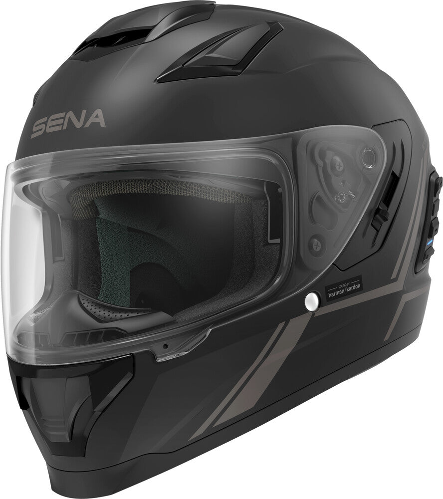 Sena Stryker Full Face Helmet Matte Black