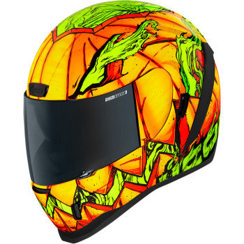 Icon Airform Trick or Street Graphic Orange Full Face Helmet