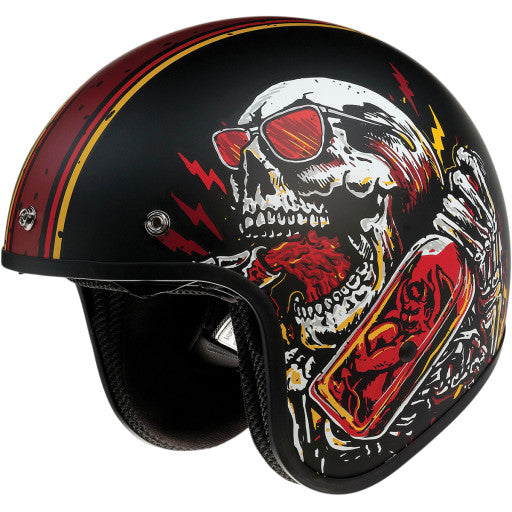 Z1R Open Face Helmet Saturn SV Devil Made Me