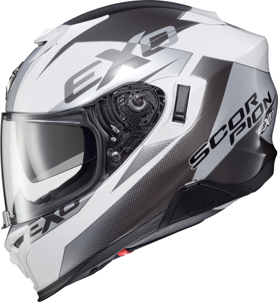 Scorpion EXO-T-520 Full Face Helmet Factor Graphic White