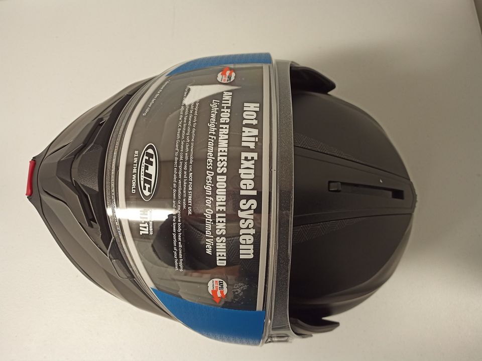 HJC C91 Modular Snow Helmet Taly Graphic MC5SF Flat Black Electric Shield