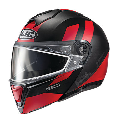 HJC i90 Modular Snow Helmet Electric Shield Syrex Graphic MC1SF ...