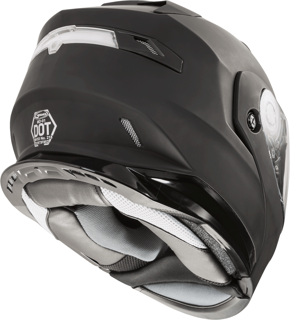 gmax 44s motorcycle modular helmet Gmax MD01 Modular Helmet Matte Black – HelmetCountry.com